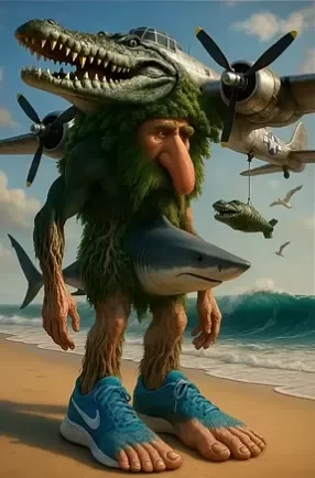 봄바르디로 트랄랄레라 브르르 브르르 Italian Brainrot 이탈리안 브레인랏 트랄랄레로 트랄랄라 밈 ai합성