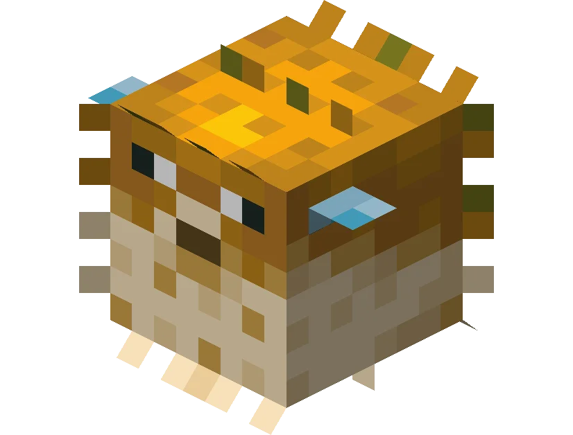 복어 마인크래프트 마크 몹 캐릭터 Minecraft
