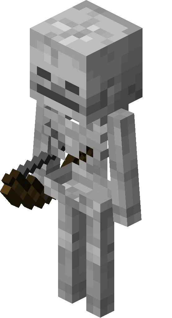 스켈레톤 마인크래프트 마크 몹 캐릭터 Minecraft