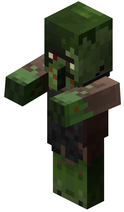 좀비 주민 마인크래프트 마크 몹 캐릭터 Minecraft