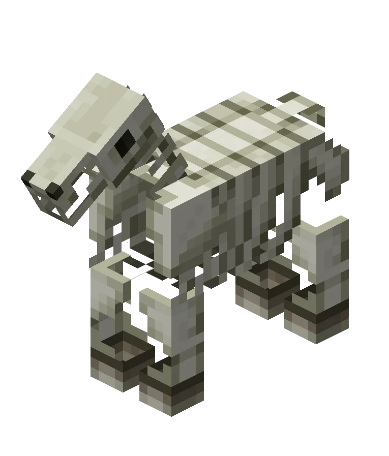 스켈레톤 말 마인크래프트 마크 몹 캐릭터 Minecraft