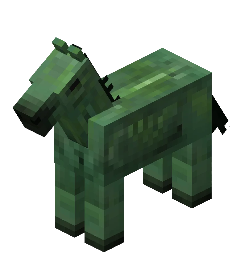 좀비 말 마인크래프트 마크 몹 캐릭터 Minecraft