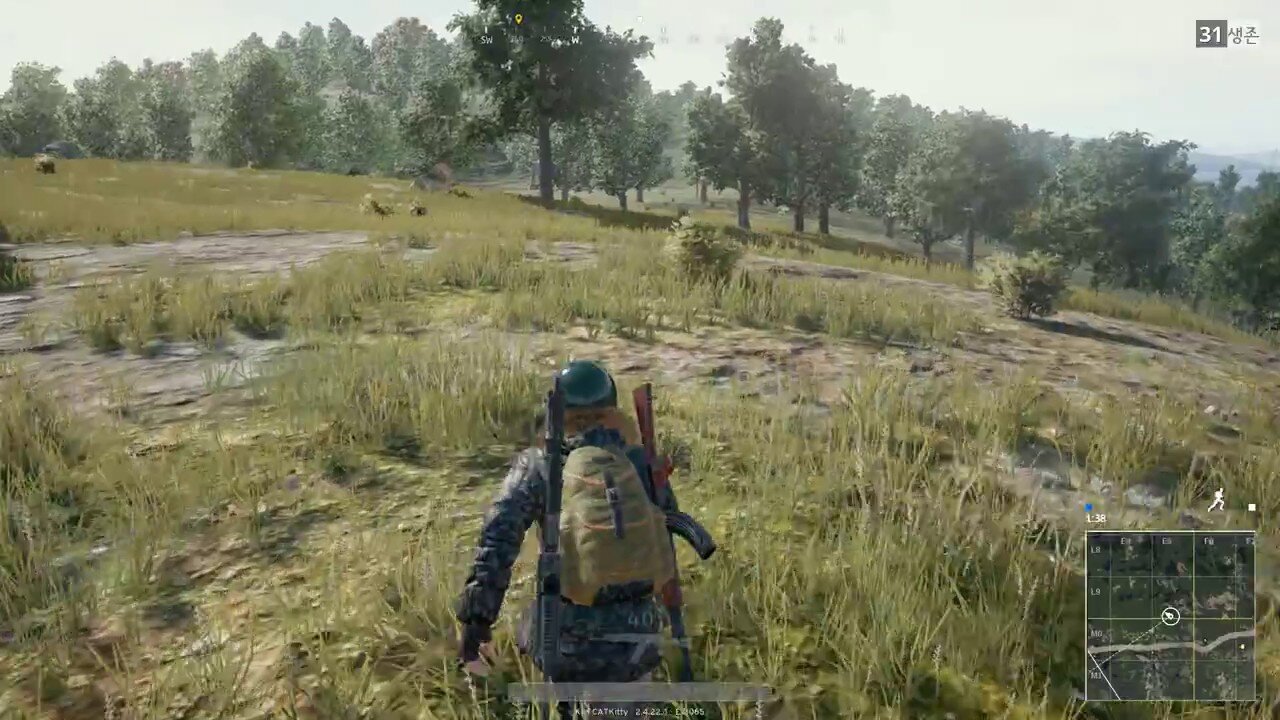 배틀그라운드 게임 플레이 화면 온라인 게임이름