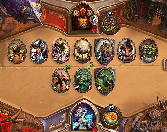 하스스톤 게임 플레이 화면 온라인 게임이름