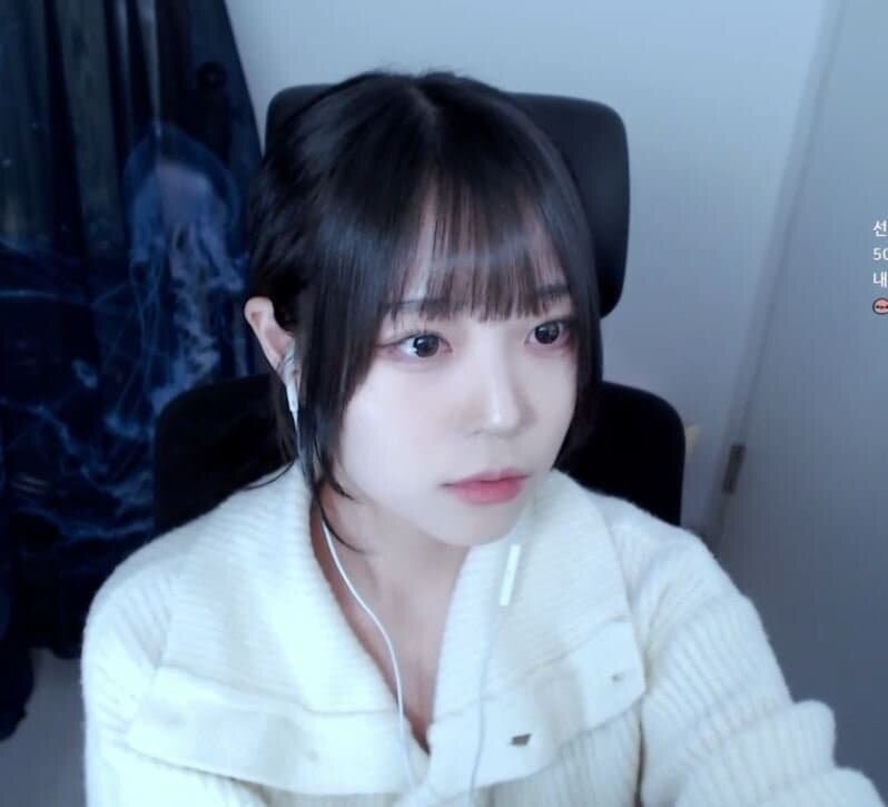 심해덤 치지직 여성 스트리머 방송 영상