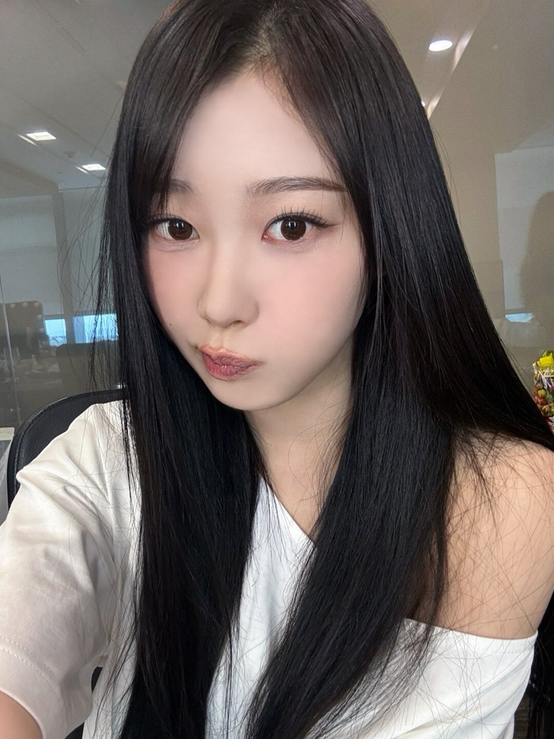 aespa 지젤 아이돌 걸그룹 Kpop 여자아이돌 셀카