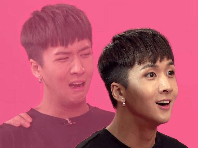 걷과 속이 다른 웃음 화남 빡침 속으로 걷으로