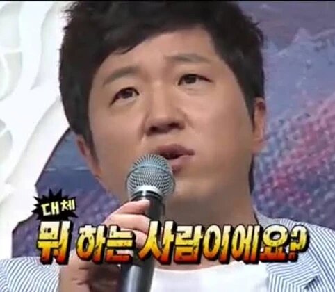 대체 뭐 하는 사람이에요 의문 황당 정형돈 무도 형돈 무한도전