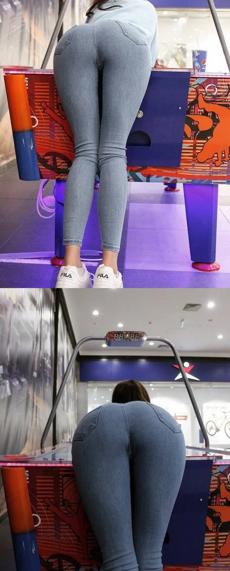 오락실 뒤태녀