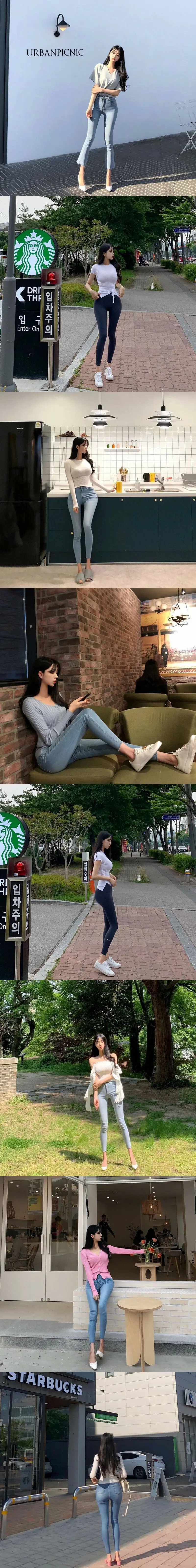 비현실적 몸매의 인스타녀