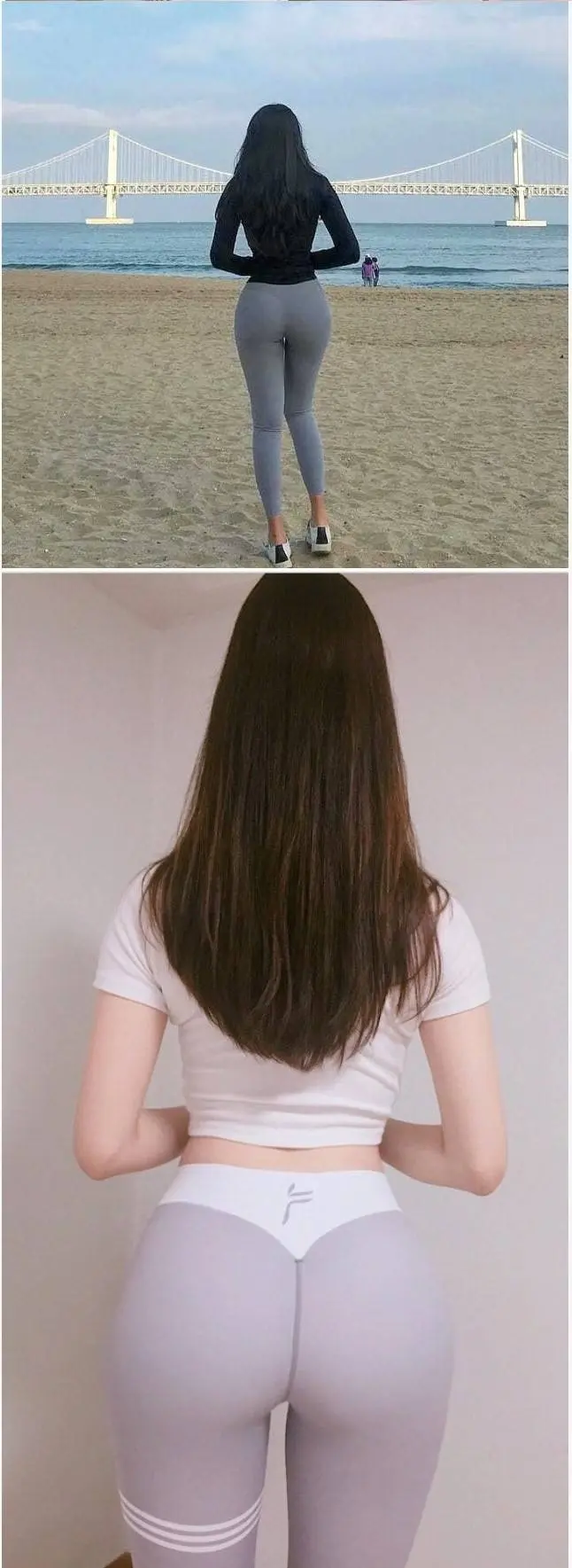광안리 레깅스녀