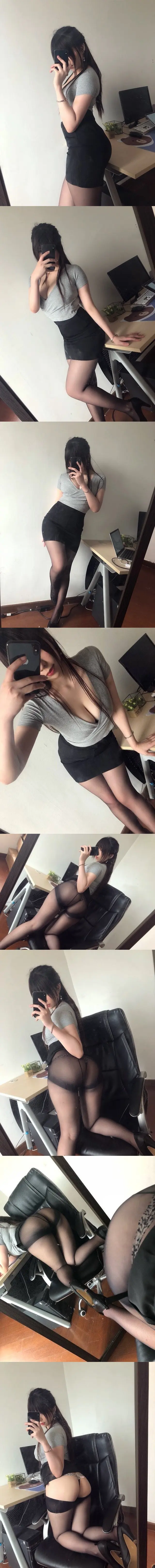 사무실에서 셀카인증