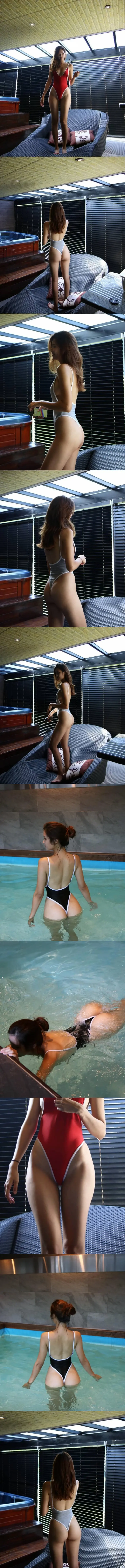 사장님의 강력한 수영복