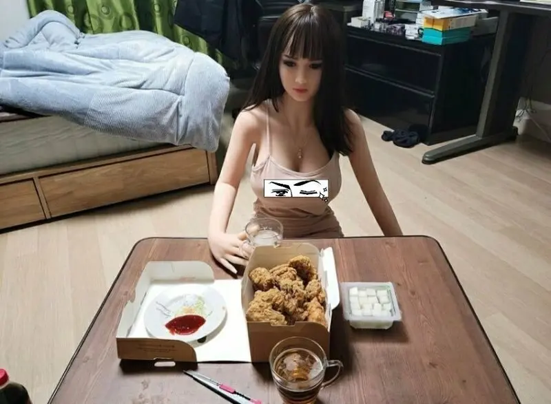 여친이랑 치맥 인증