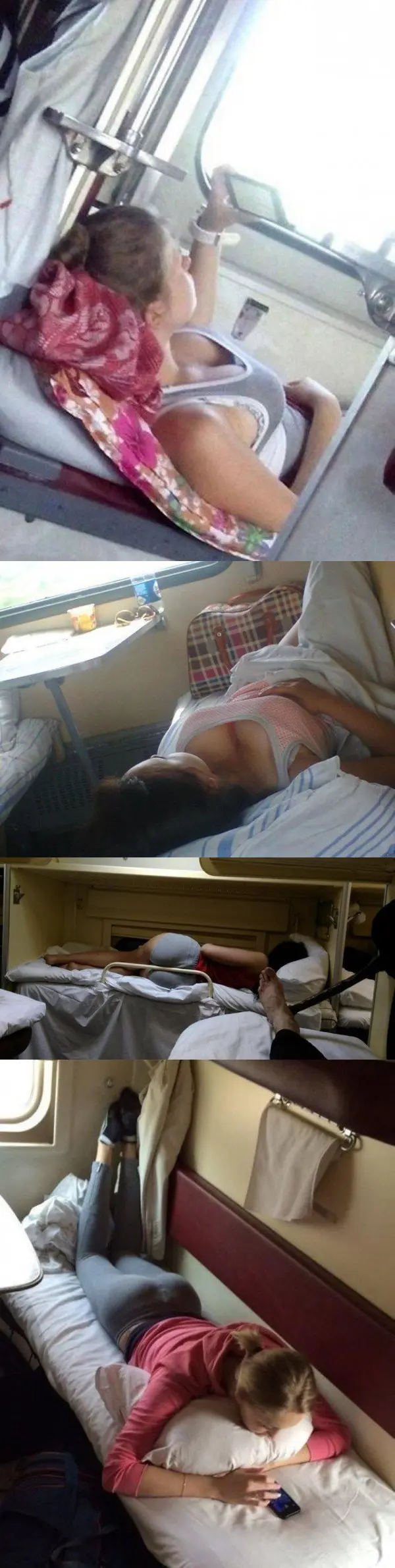 시베리아 횡단열차를 타면 흔히 볼 수 있는 풍경