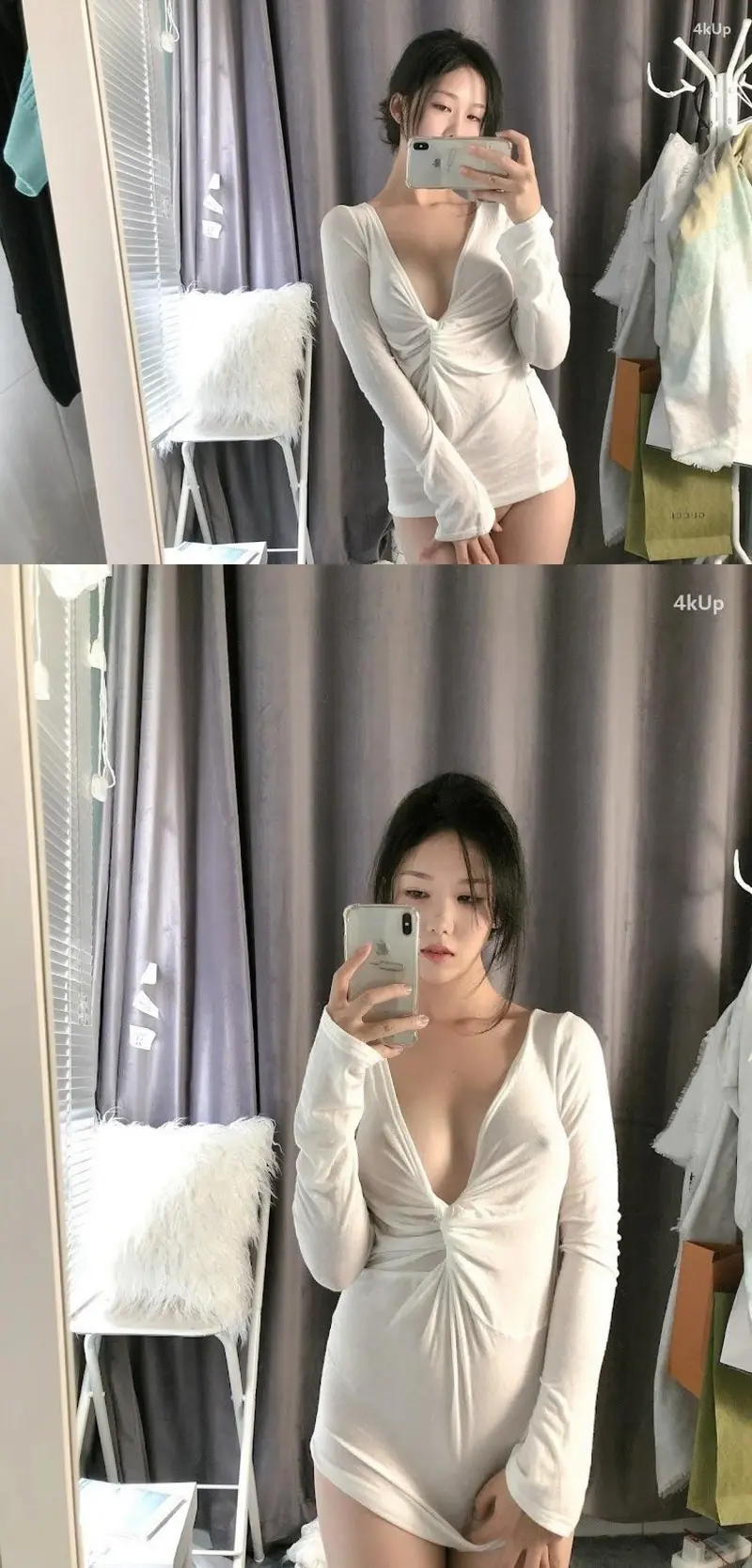 쩌는 노브라 인증녀 1위 ㄷㄷㄷ