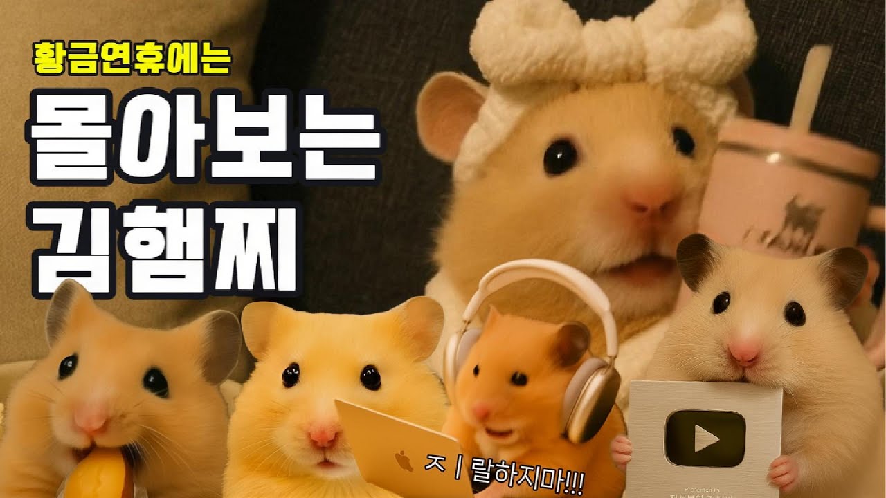 햄찌 밈의 다양한 상황 모음