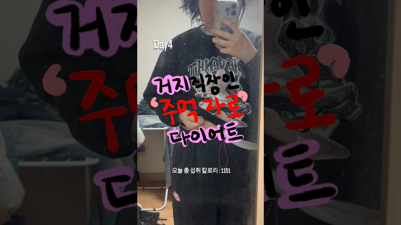 가성비 주먹자로 다이어트 브이로그