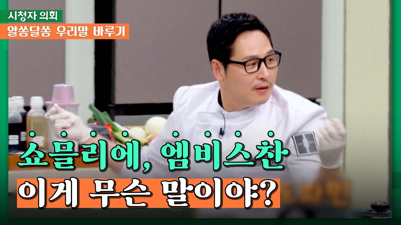 방송에서 엠비스찬 용어 해설